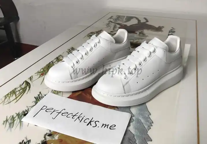 PK GOD ALXNDER MC MCQUEEN Paris white leather heel best version ready to ship