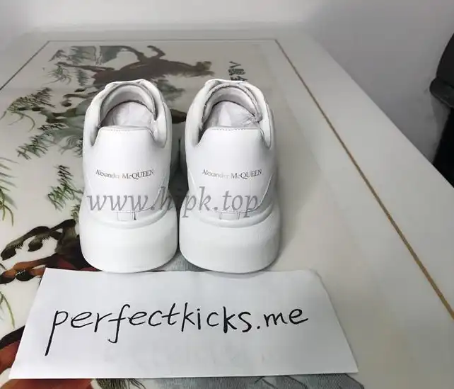 PK GOD ALXNDER MC MCQUEEN Paris white leather heel best version ready to ship