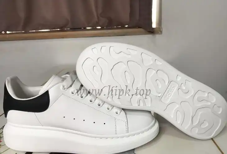 PK GOD Alxnder MC McQueen White smooth calf leather toe black leather heelbest version ready to ship