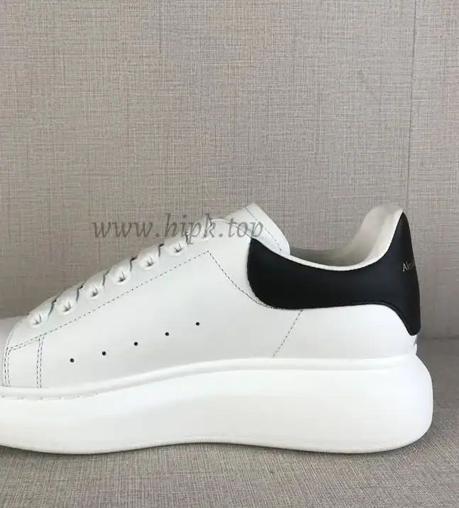 PK GOD Alxnder MC McQueen White smooth calf leather toe black leather heelbest version ready to ship