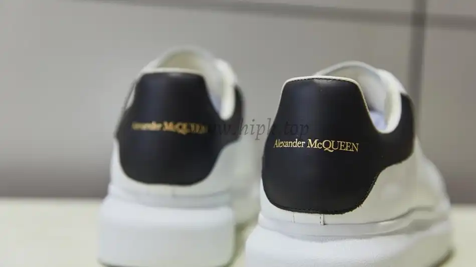 PK GOD Alxnder MC McQueen White smooth calf leather toe black leather heelbest version ready to ship