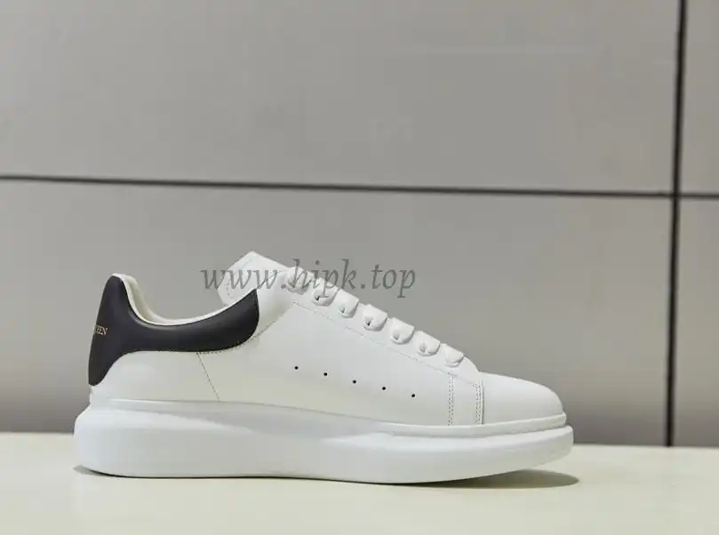 PK GOD Alxnder MC McQueen White smooth calf leather toe black leather heelbest version ready to ship