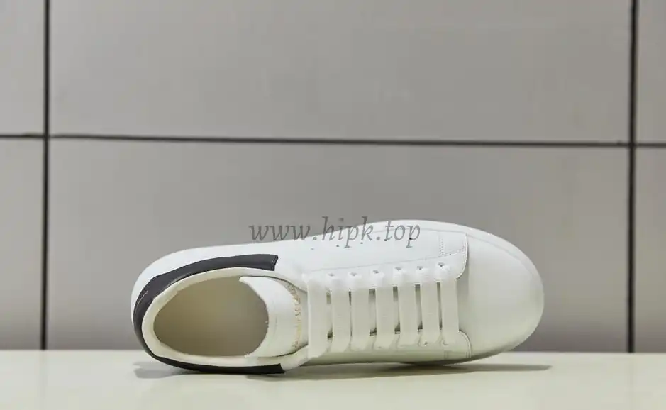 PK GOD Alxnder MC McQueen White smooth calf leather toe black leather heelbest version ready to ship