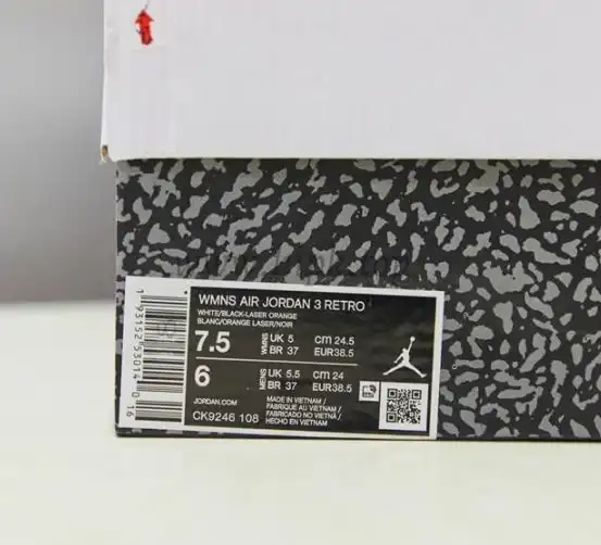 PK Jordan 3 racer blue retail materials ready to ship