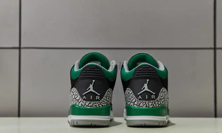 PK GOD Jordan 3 Retro Pine Green Retail Materials Ready to Ship