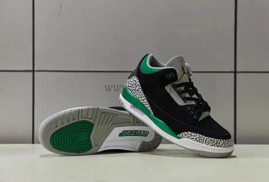 PK GOD Jordan 3 Retro Pine Green Retail Materials Ready to Ship