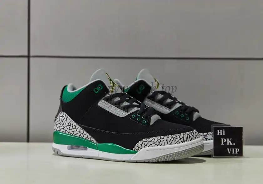 PK GOD Jordan 3 Retro Pine Green Retail Materials Ready to Ship