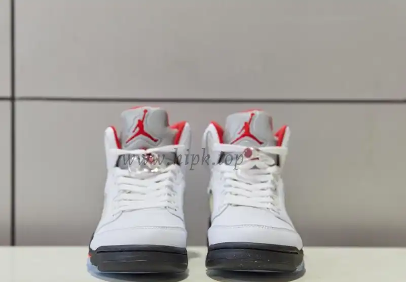 PK GOD Jordan 5 Retro Fire Red Silver Tongue 2020 Retail Materials Ready to Ship