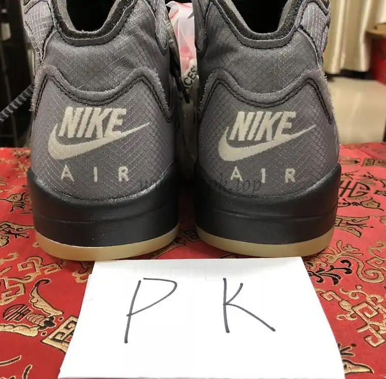 PK GOD Jordan 5 Retro Off-White Black CT8480 retail materials ready to ship