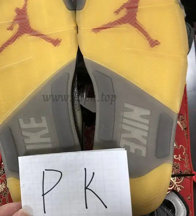 PK GOD Jordan 5 Retro Off-White Black CT8480 retail materials ready to ship