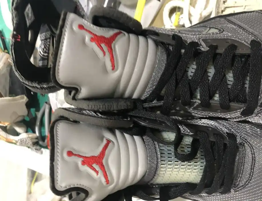 PK GOD Jordan 5 Retro Off-White Black CT8480 retail materials ready to ship