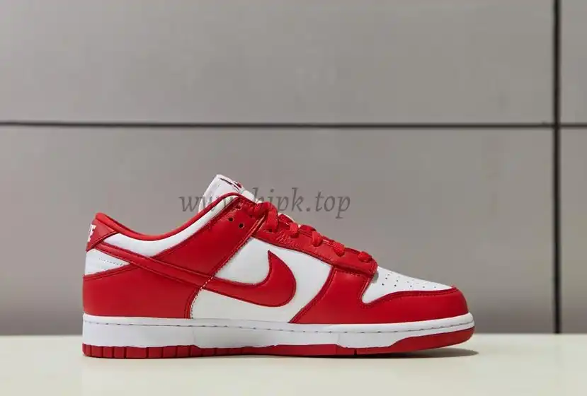 PK GOD Nike Dunk Low University Red Retail Materials Ready to Ship