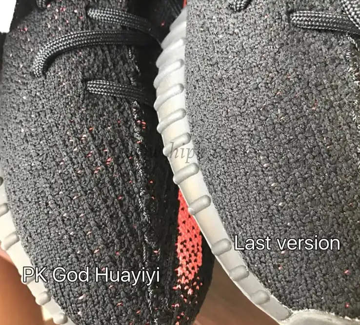 PK GOD YEEZY 350 V2 Infrared WITH REAL PREMEKNIT FROM HUAYIYI WHICH OFFER PRIMEKNIT TO ADIDAS DIRECTLY