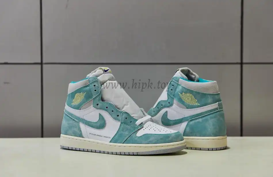 PK God Air Jordan 1 Turbo Green retail materials ready to ship