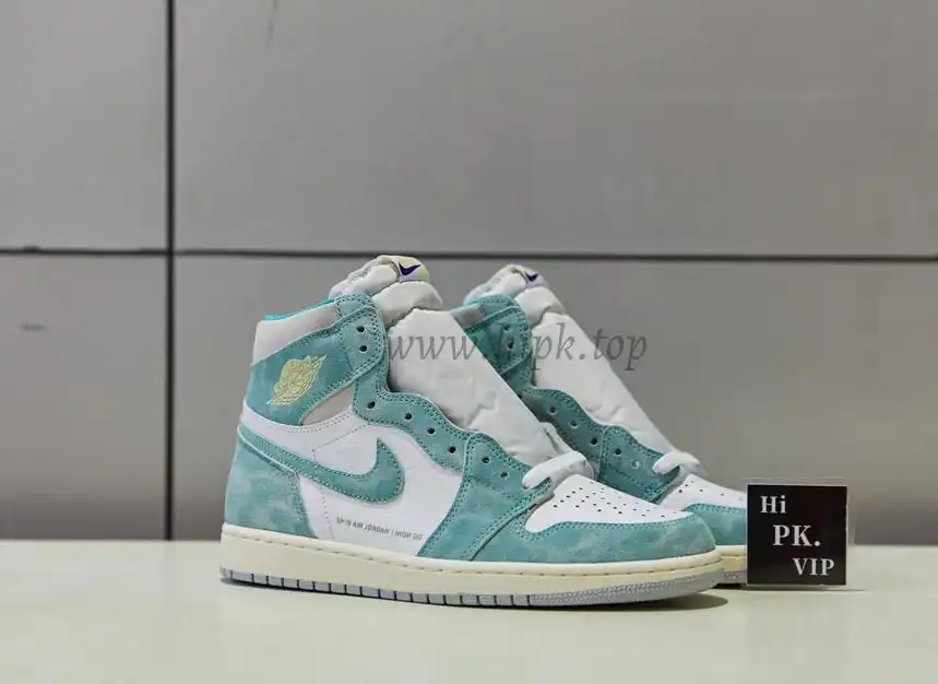 PK God Air Jordan 1 Turbo Green retail materials ready to ship