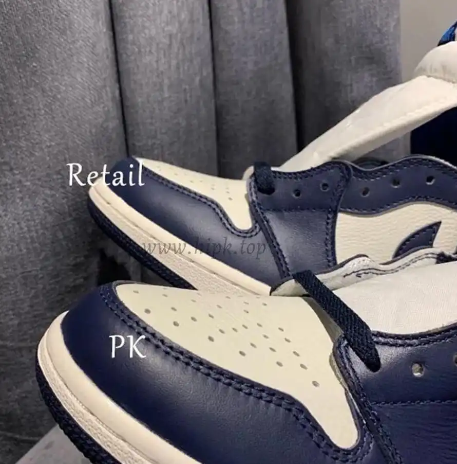 PK God Air Jordan 1 retro high OG Obsidian retail leather ready to ship