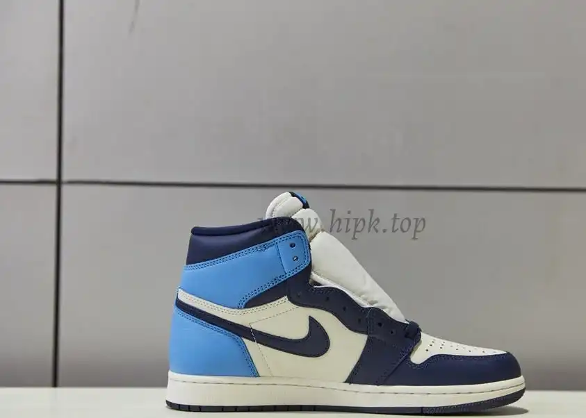 PK God Air Jordan 1 retro high OG Obsidian retail leather ready to ship