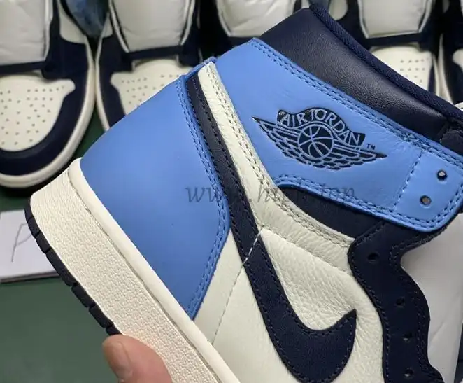 PK God Air Jordan 1 retro high OG Obsidian retail leather ready to ship