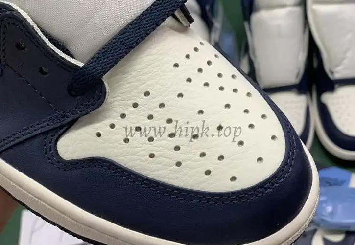 PK God Air Jordan 1 retro high OG Obsidian retail leather ready to ship