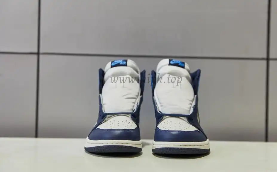 PK God Air Jordan 1 retro high OG Obsidian retail leather ready to ship