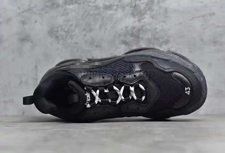 PK God Balencia Paris triple s all black2019 version newest sole official with retail materials ready to ship