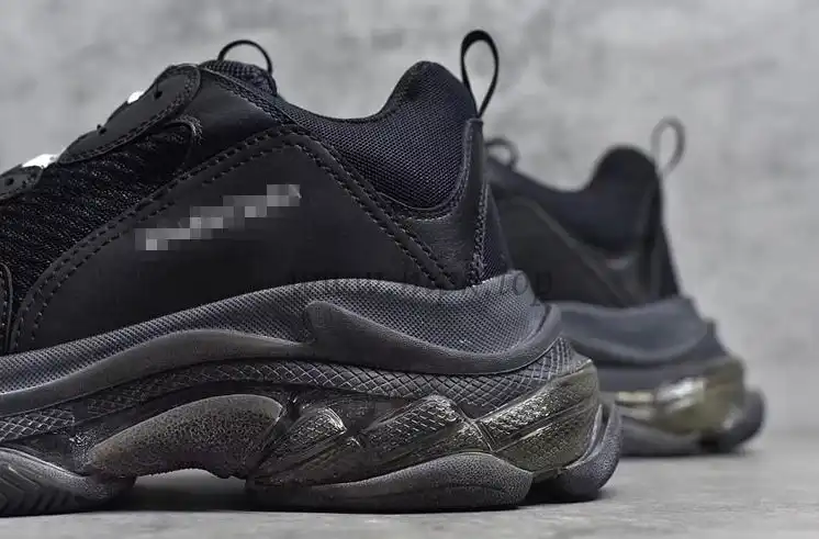 PK God Balencia Paris triple s all black2019 version newest sole official with retail materials ready to ship