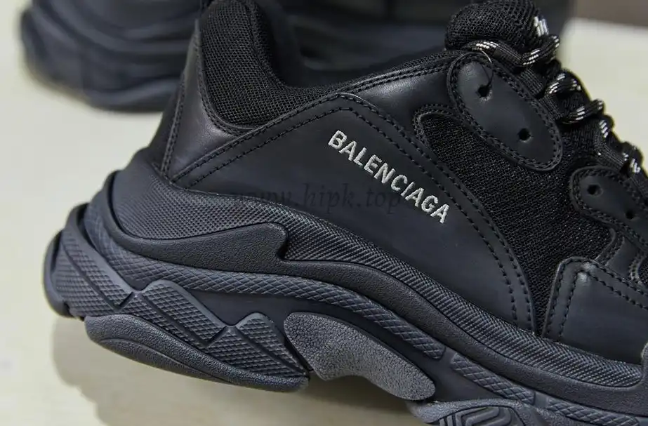 PK God Balencia Paris triple s all black2019 version newest sole official with retail materials ready to ship