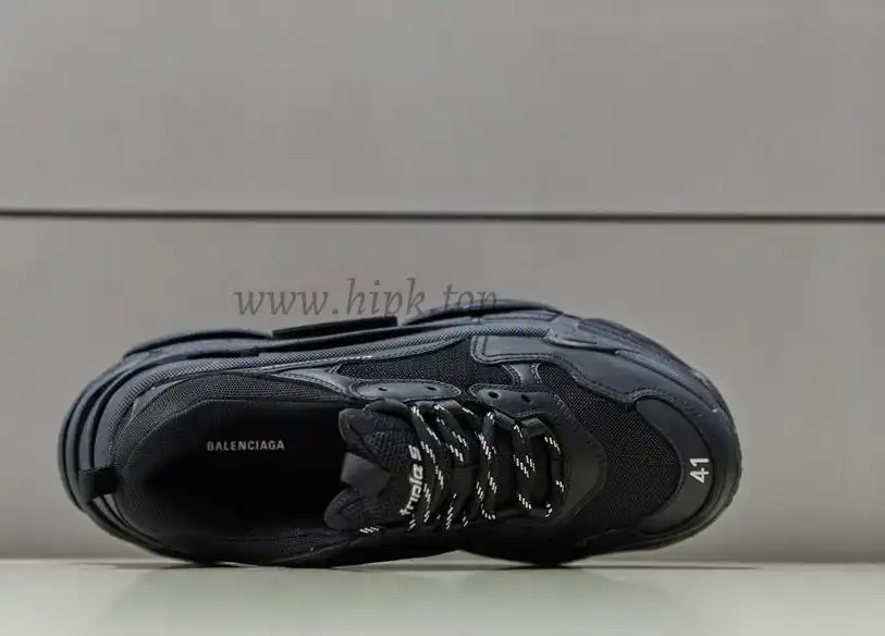 PK God Balencia Paris triple s all black2019 version newest sole official with retail materials ready to ship