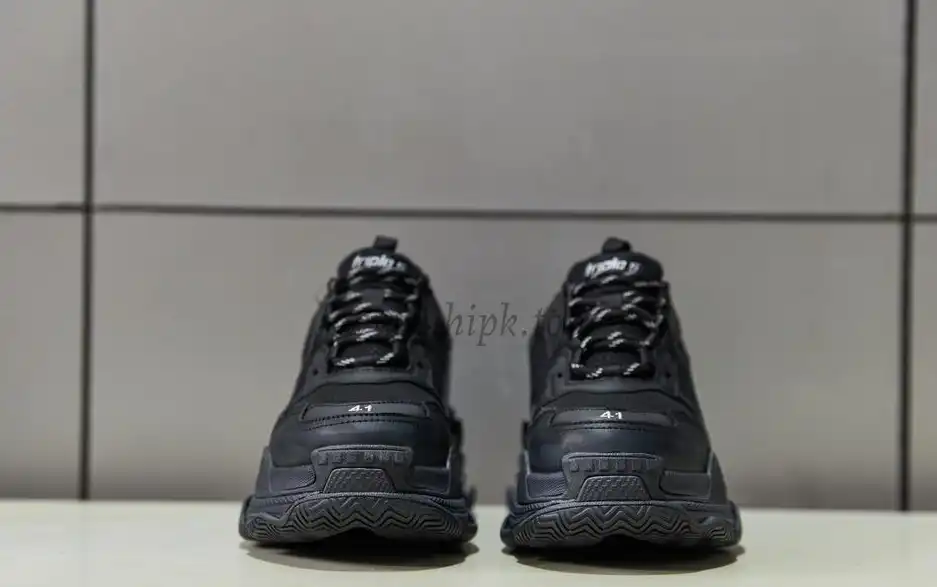 PK God Balencia Paris triple s all black2019 version newest sole official with retail materials ready to ship