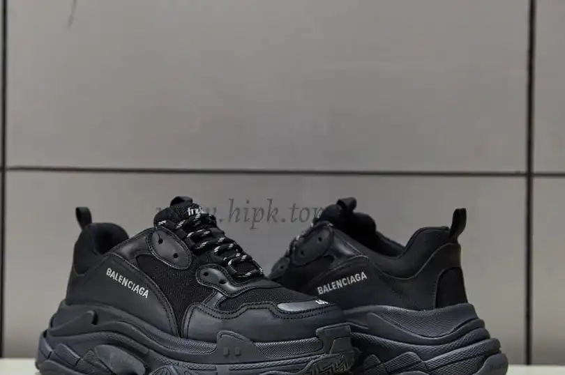 PK God Balencia Paris triple s all black2019 version newest sole official with retail materials ready to ship