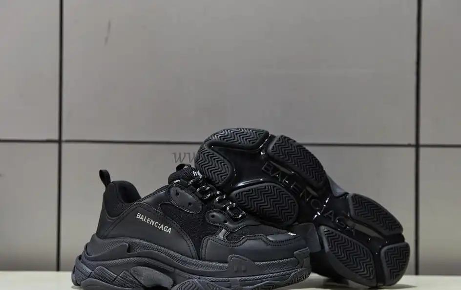 PK God Balencia Paris triple s all black2019 version newest sole official with retail materials ready to ship