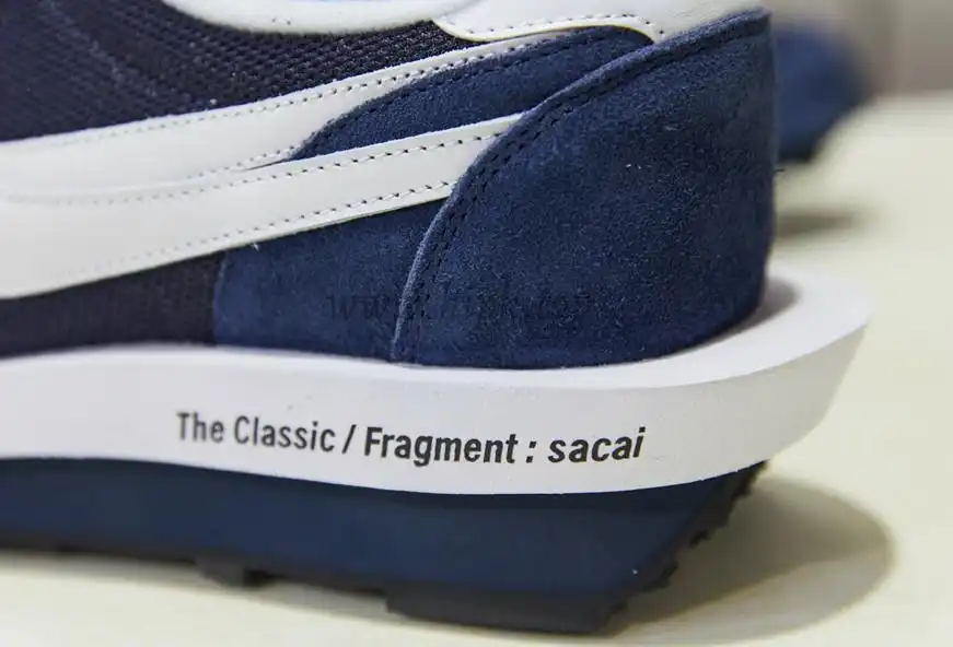 PK God Fragement design X Sacai X LDwaffle blackened blue retail materials ready to ship