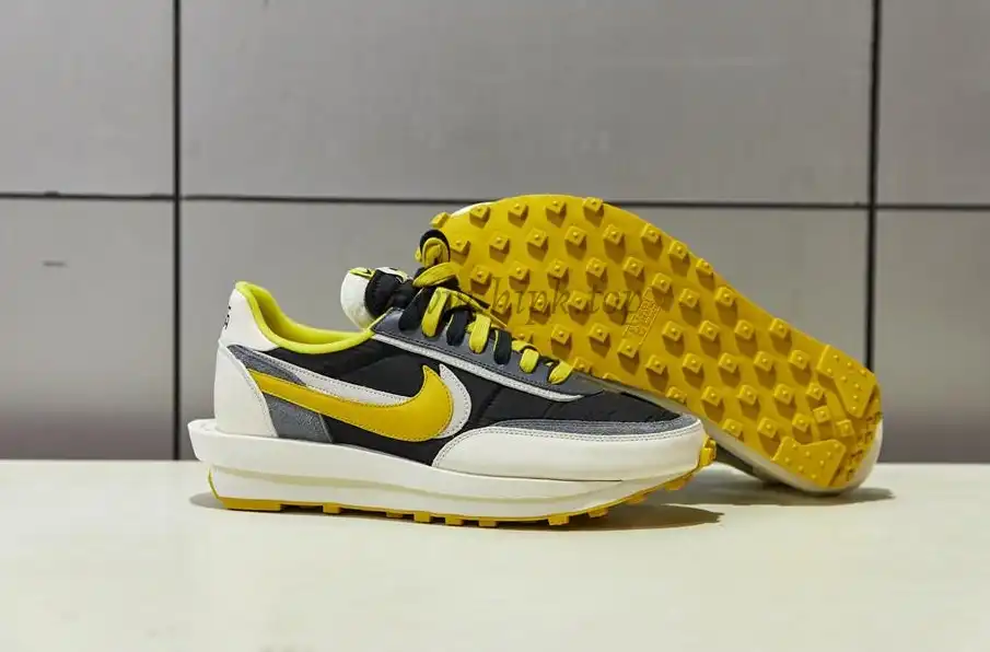 PK God LDWaffle x sacai x UNDERCOVER Black and Bright Citron retail materials ready to ship