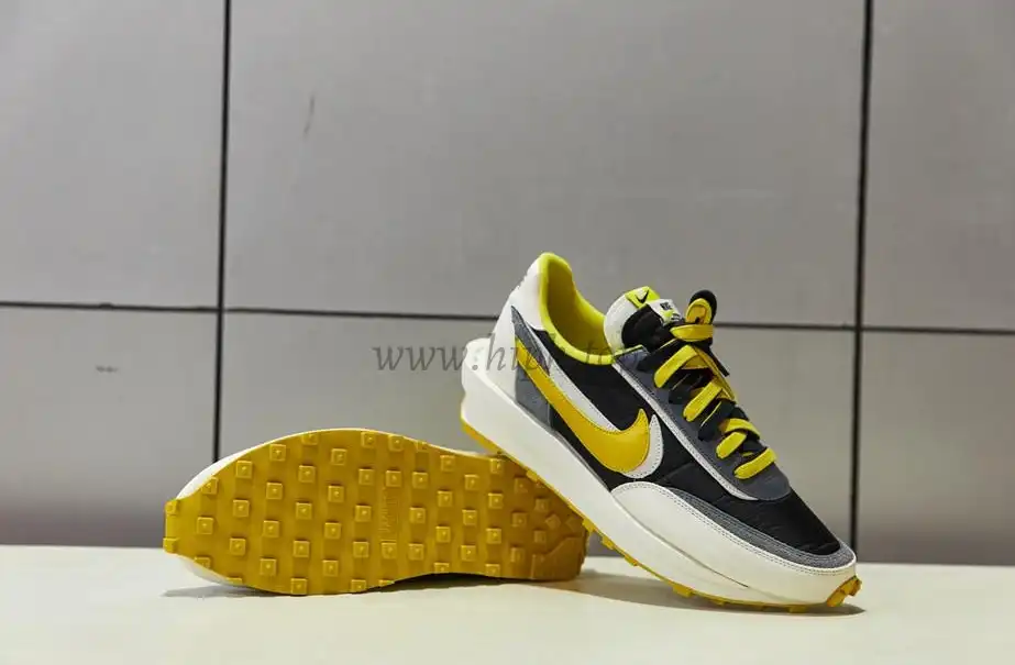 PK God LDWaffle x sacai x UNDERCOVER Black and Bright Citron retail materials ready to ship