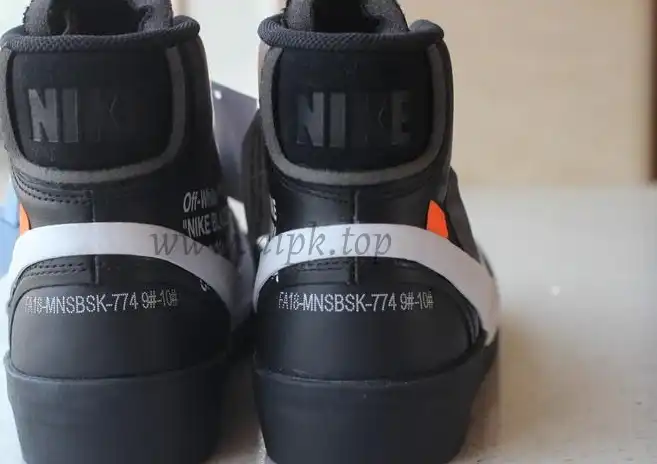 PK God OFF-WHITE x Nike Blazer Mid Black“GRIM REEPERS”retail materials ready