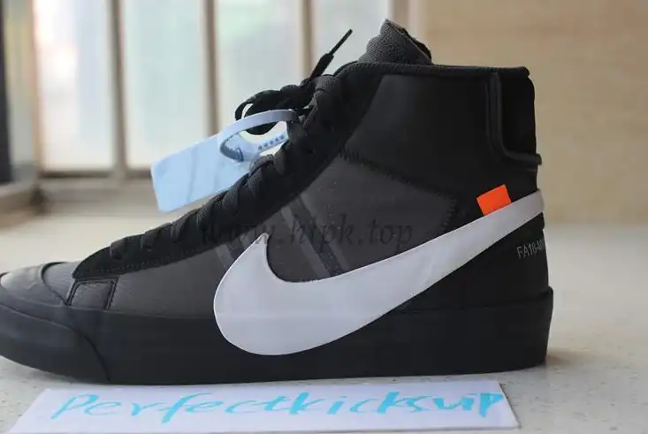 PK God OFF-WHITE x Nike Blazer Mid Black“GRIM REEPERS”retail materials ready