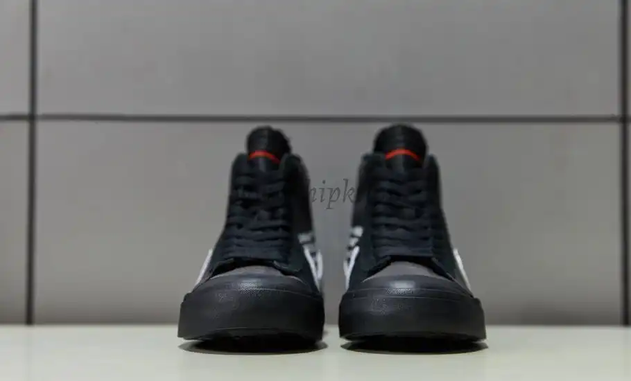 PK God OFF-WHITE x Nike Blazer Mid Black“GRIM REEPERS”retail materials ready