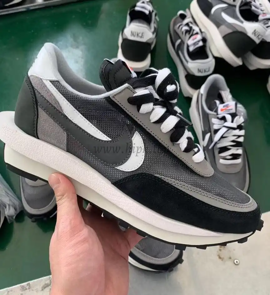 PK God Sacai X Nike LDV Waffle Black White retail matearials ready to ship