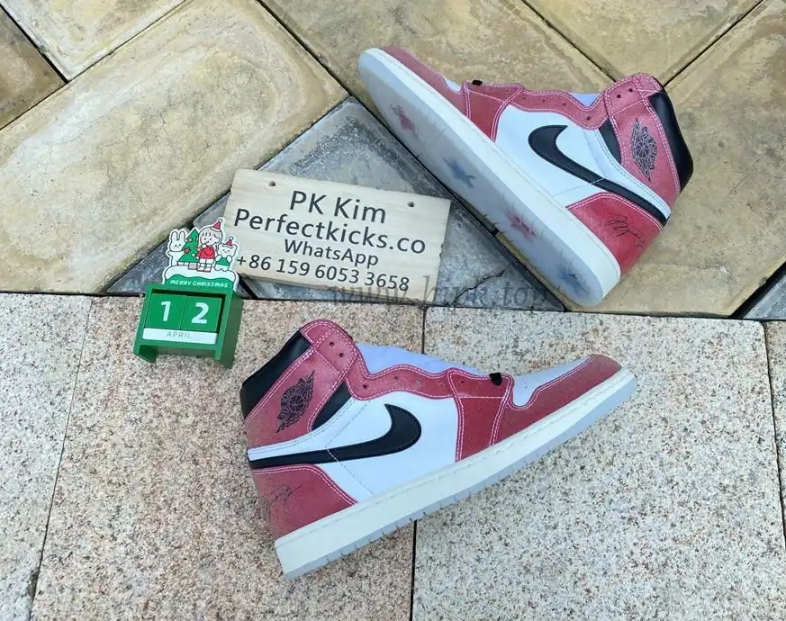 PK God Trophy Room X air Jordan 1 high retro OG Chicago retail materials ready to ship