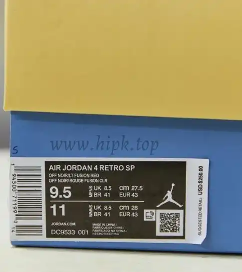 PK GOD Jordan 4 Retro What The RETAIL MATERIALS READY TO SHIP