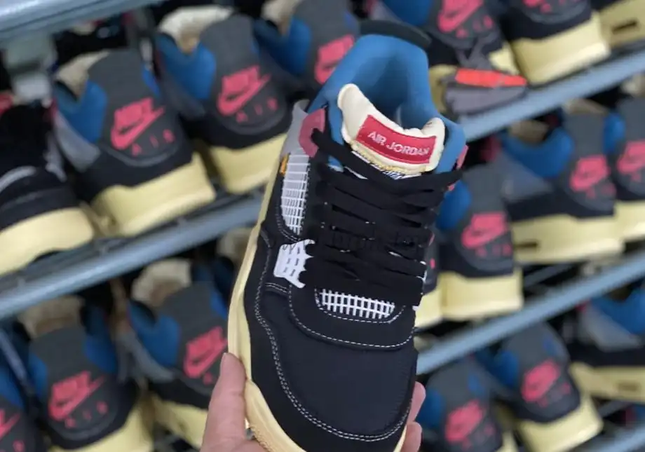 PK God Union x Air Jordan 4 OFF Nior retail materials ready to ship