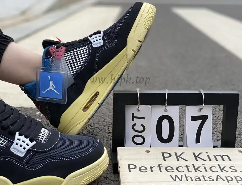 PK God Union x Air Jordan 4 OFF Nior retail materials ready to ship