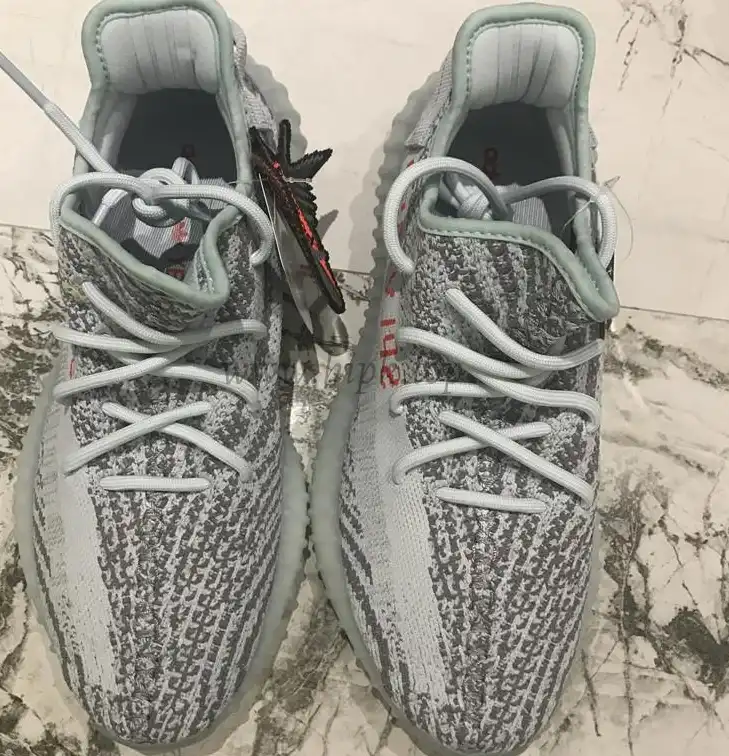 PK God Yeezy 350 V2 blue tint WITH REAL PREMEKNIT FROM HUAYIYI WHICH OFFER PRIMEKNIT TO ADIDAS DIRECTLY