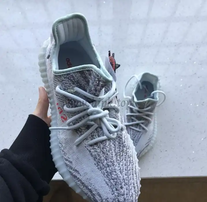 PK God Yeezy 350 V2 blue tint WITH REAL PREMEKNIT FROM HUAYIYI WHICH OFFER PRIMEKNIT TO ADIDAS DIRECTLY