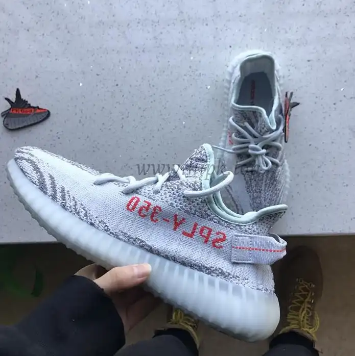 PK God Yeezy 350 V2 blue tint WITH REAL PREMEKNIT FROM HUAYIYI WHICH OFFER PRIMEKNIT TO ADIDAS DIRECTLY