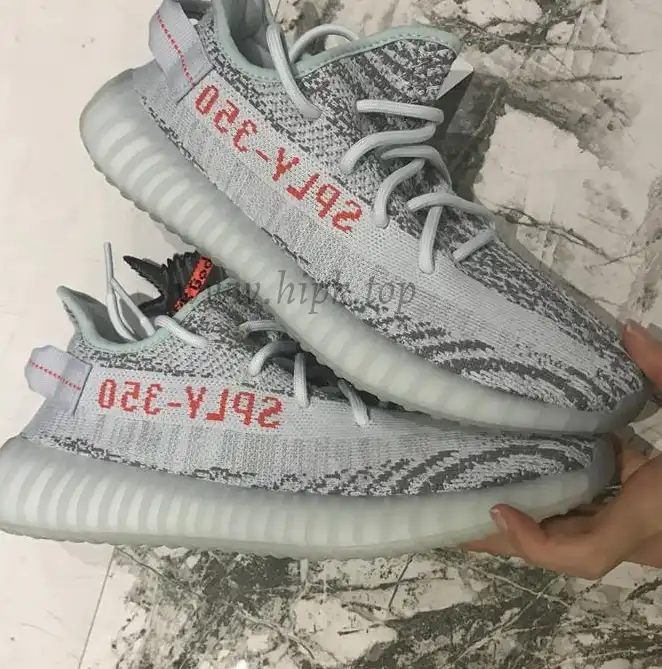 PK God Yeezy 350 V2 blue tint WITH REAL PREMEKNIT FROM HUAYIYI WHICH OFFER PRIMEKNIT TO ADIDAS DIRECTLY