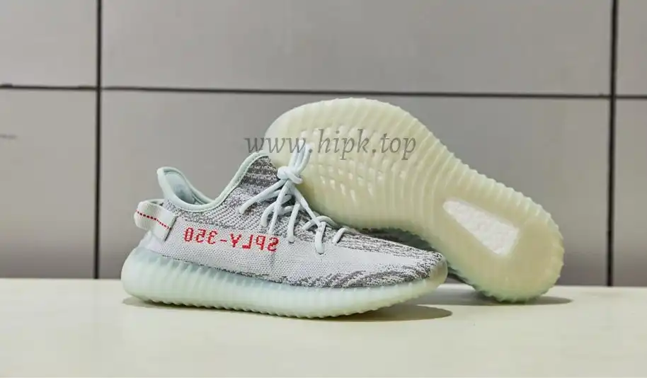 PK God Yeezy 350 V2 blue tint WITH REAL PREMEKNIT FROM HUAYIYI WHICH OFFER PRIMEKNIT TO ADIDAS DIRECTLY