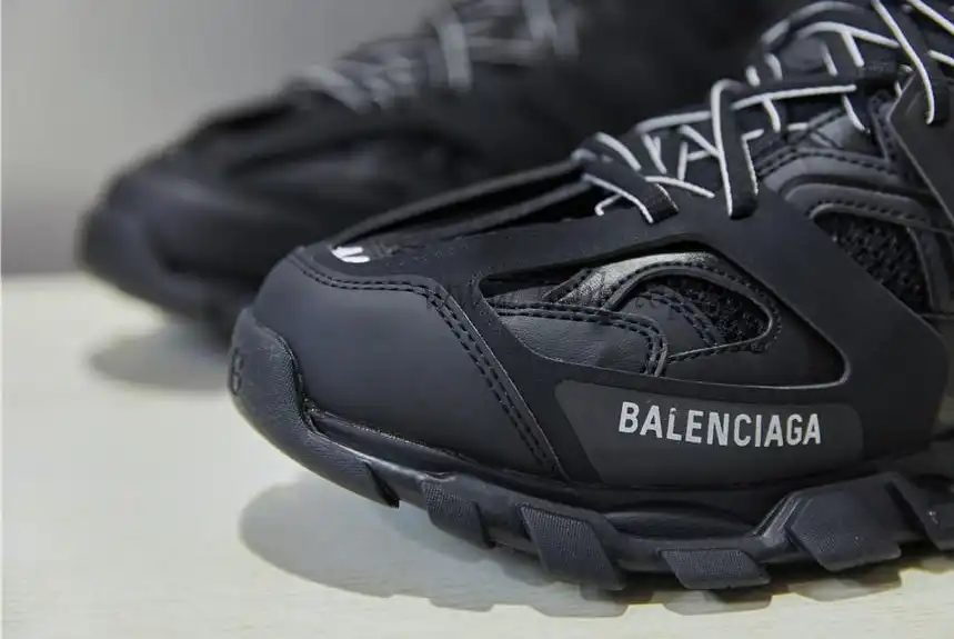 PK God exclusive Balencia Paris Track Sneakers ALL BLACK best version ready to ship