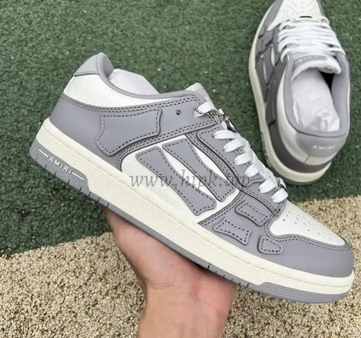 Pk God Amiri Men’s Skel LOW Sneakers GREY retail materials ready to ship