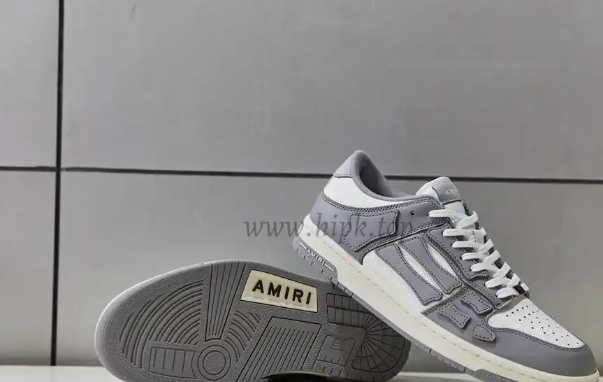 Pk God Amiri Men’s Skel LOW Sneakers GREY retail materials ready to ship